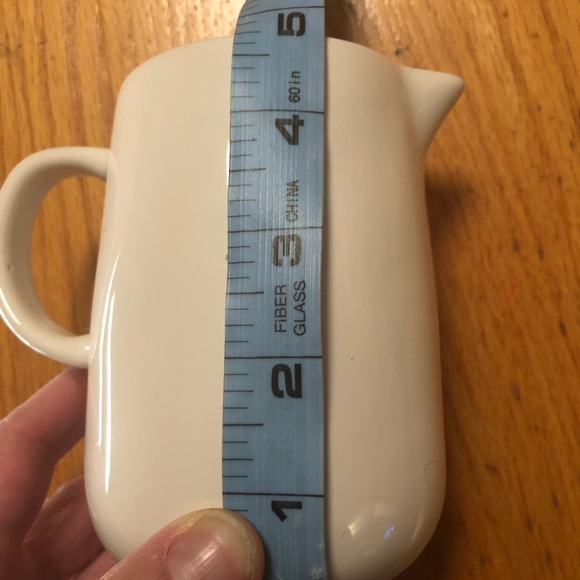 Rae Dunn ”SYRUP "Ivory Pitcher Artisan Collection by Magenta Farmhouse - Picture 6 of 7